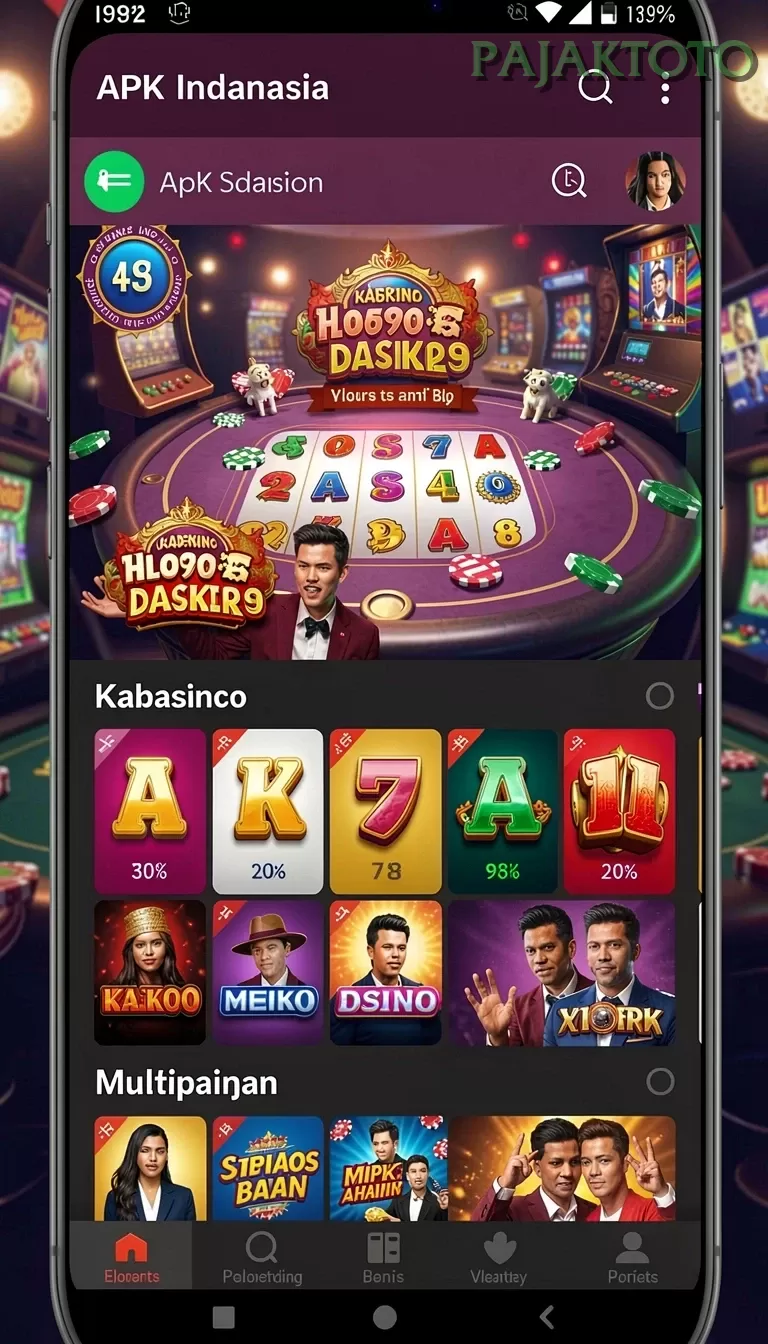 Cuplikan layar PENASLOT — aktivitas